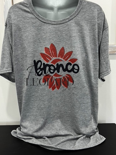 Bronco Flower long/short sleeve Tshirt-