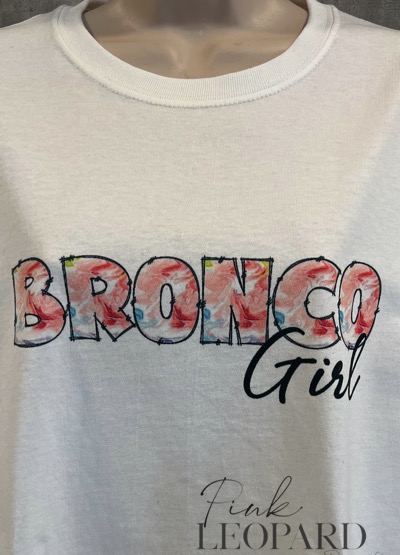 Bronco Girl Short/long Sleeve Tshirt-