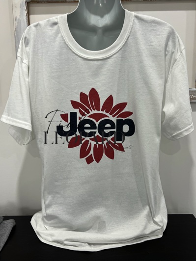 JEEP Flower long/short sleeve Tshirt-