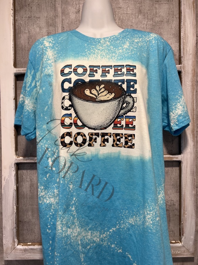 Coffee Bleached Tshirt-