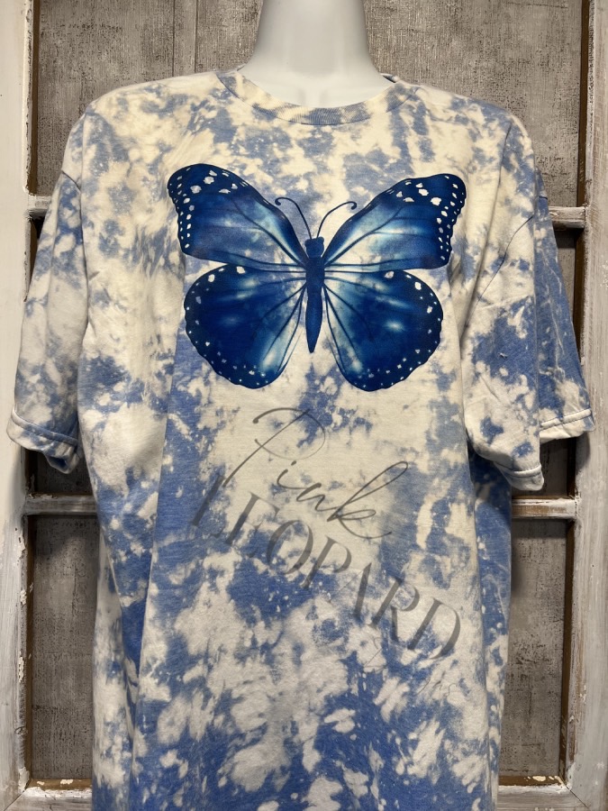 Butterfly Bleached Tshirt-
